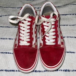 red checkered vans